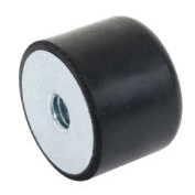 75x37/M12 rezgéscsillapító | DSE (homorú) | NR-55/ST37-galv. acél