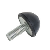 50x30/M8x28 vibration damper | KGD (globular) | NR-55/ST37-galv. steel