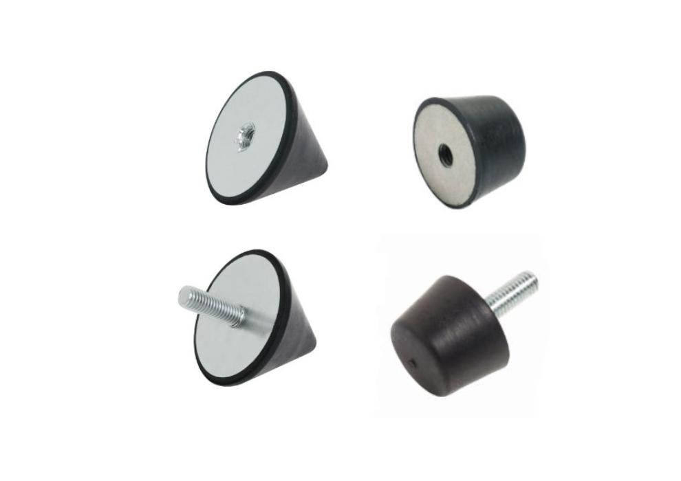 Conical vibration dampers Conical vibration dampers